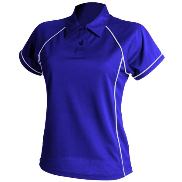 Finden & Hales Coolplus Piped Sports Polo Shirt för kvinnor