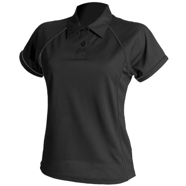 Finden & Hales Coolplus Piped Sports Polo Shirt för kvinnor