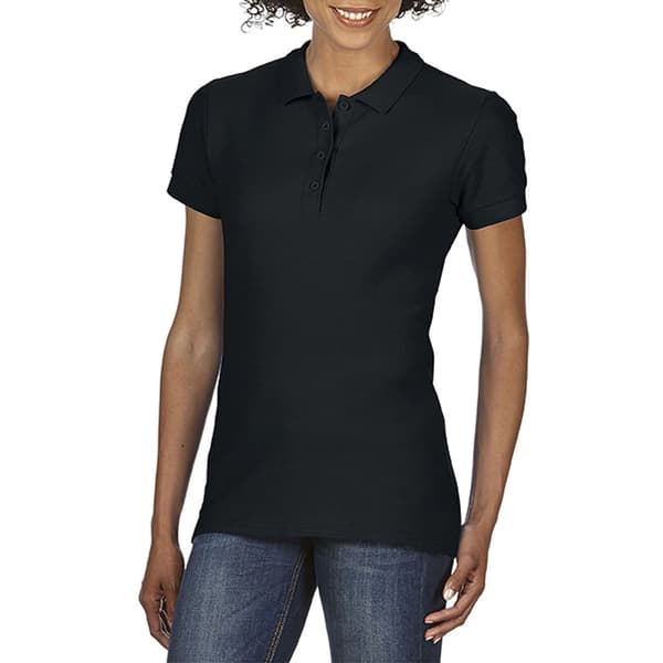 Gildan Softstyle Womens/Ladies kortärmad polotröja med dubbel piké