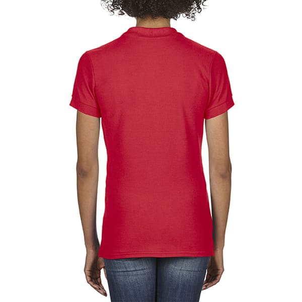 Gildan Softstyle poloshirt med kort ærme og dobbelt pique polo til kvinder/damer
