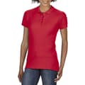 Miniatyrbillede 2 af 3: Gildan Softstyle poloshirt med kort ærme og dobbelt pique polo til kvinder/damer