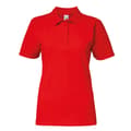 Miniatyrbillede 1 af 3: Gildan Softstyle poloshirt med kort ærme og dobbelt pique polo til kvinder/damer