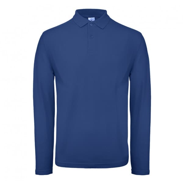B&C ID.001 Polo med lång ärm för män (2 st.)