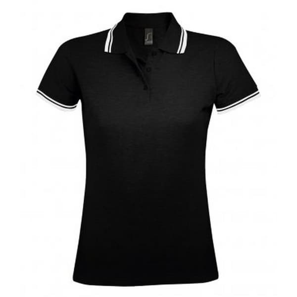 SOLS Dame/kvinde Pasadena kortærmet poloshirt med bølgetråd og korte ærmer