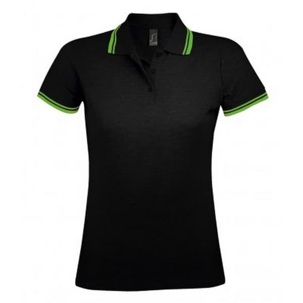 SOLS Dame/kvinde Pasadena kortærmet poloshirt med bølgetråd og korte ærmer