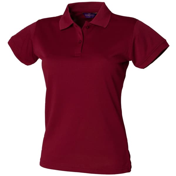 Henbury Womens/Ladies Coolplus® Fitted Polo Shirt