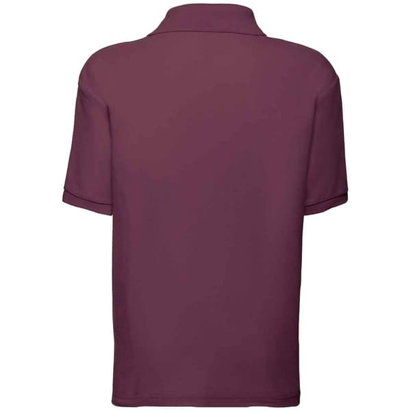Fruit of the Loom Poloshirt i poly/bomulds-prikos til børn/børn