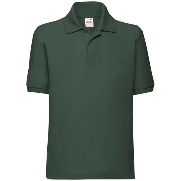 Fruit of the Loom Poloshirt i poly/bomulds-prikos til børn/børn