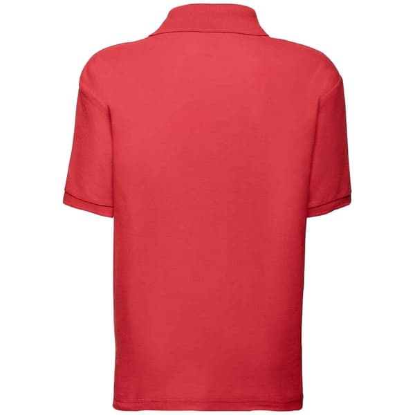 Fruit of the Loom Poloshirt i poly/bomulds-prikos til børn/børn