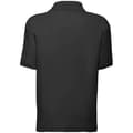 Miniatyrbillede 2 af 3: Fruit of the Loom Poloshirt i poly/bomulds-prikos til børn/børn