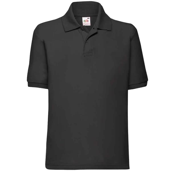 Fruit of the Loom Poloshirt i poly/bomulds-prikos til børn/børn