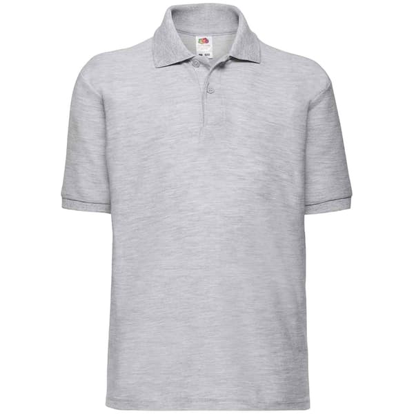 Fruit of the Loom Poloshirt i poly/bomulds-prikos til børn/børn