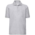Miniatyrbillede 1 af 3: Fruit of the Loom Poloshirt i poly/bomulds-prikos til børn/børn