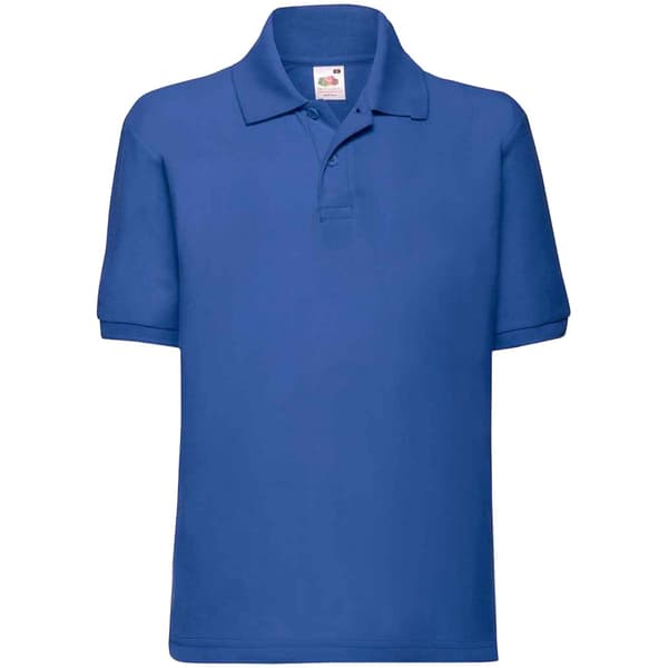 Fruit of the Loom Poloshirt i poly/bomulds-prikos til børn/børn
