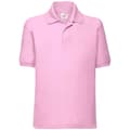 Miniatyrbillede 1 af 3: Fruit of the Loom Poloshirt i poly/bomulds-prikos til børn/børn