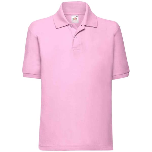 Fruit of the Loom Poloshirt i poly/bomulds-prikos til børn/børn