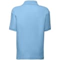 Miniatyrbillede 2 af 3: Fruit of the Loom Poloshirt i poly/bomulds-prikos til børn/børn