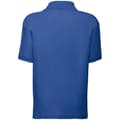 Miniatyrbillede 2 af 3: Fruit of the Loom Poloshirt i poly/bomulds-prikos til børn/børn