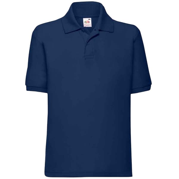 Fruit of the Loom Poloshirt i poly/bomulds-prikos til børn/børn