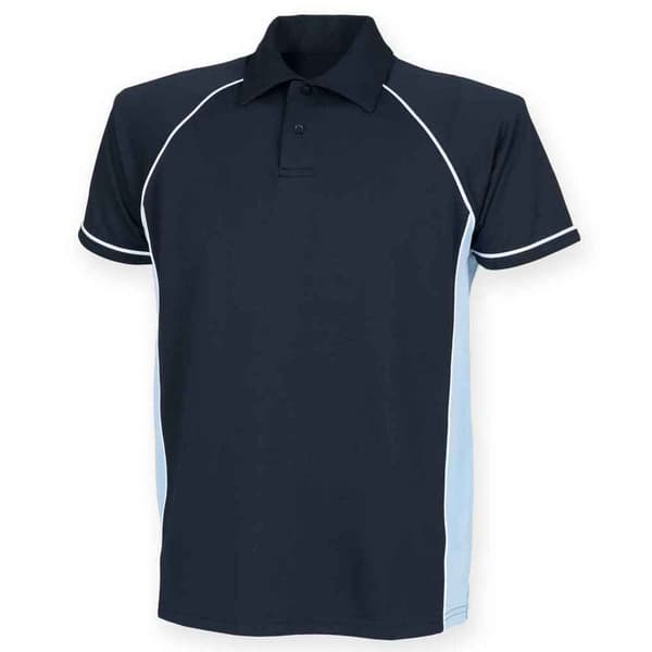 Finden And Hales Mens Performance Piped Polo Shirt