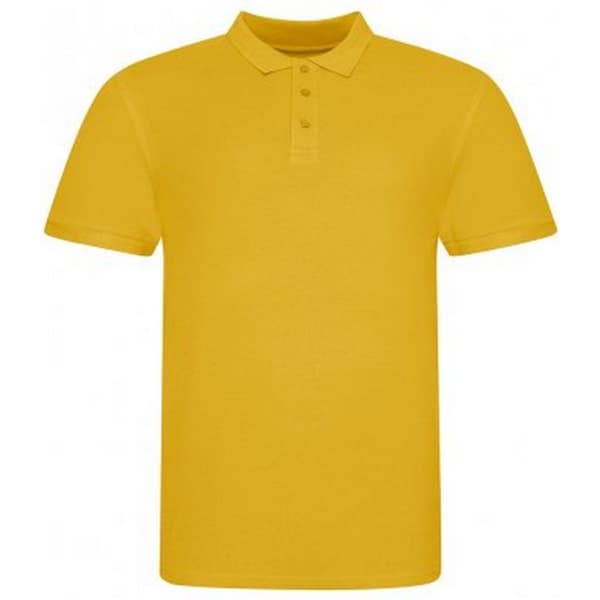 Awdis Mens Piqu Cotton Short-Sleeved Polo Shirt