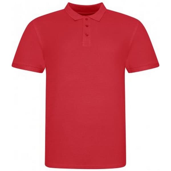 Awdis Mens Piqu Cotton Short-Sleeved Polo Shirt