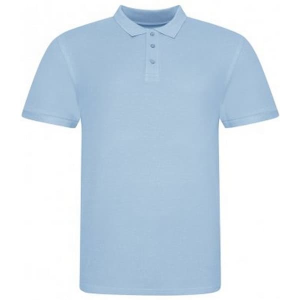 Awdis Mens Piqu Cotton Short-Sleeved Polo Shirt