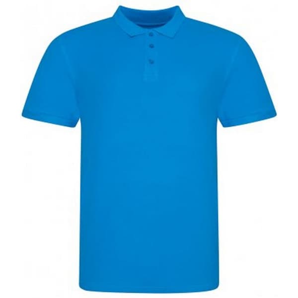 Awdis Mens Piqu Cotton Short-Sleeved Polo Shirt