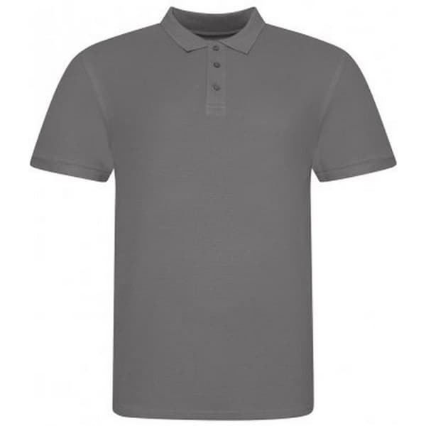 Awdis Mens Piqu Cotton Short-Sleeved Polo Shirt