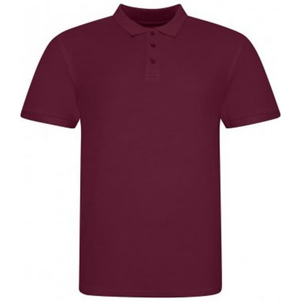 Awdis Mens Piqu Cotton Short-Sleeved Polo Shirt
