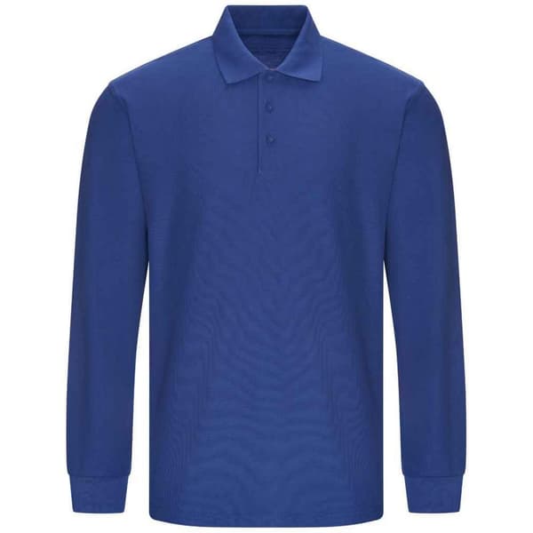 PRO RTX Mens Pro Piqué Long-Sleeved Polo Shirt