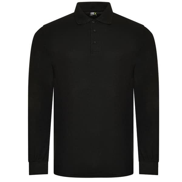PRO RTX Mens Pro Piqué Long-Sleeved Polo Shirt