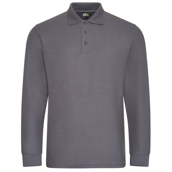 PRO RTX Mens Pro Piqué Long-Sleeved Polo Shirt
