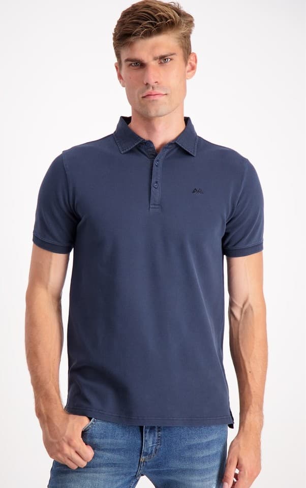 Lindbergh Blue - Piké 30-420079 Tvätteffekt