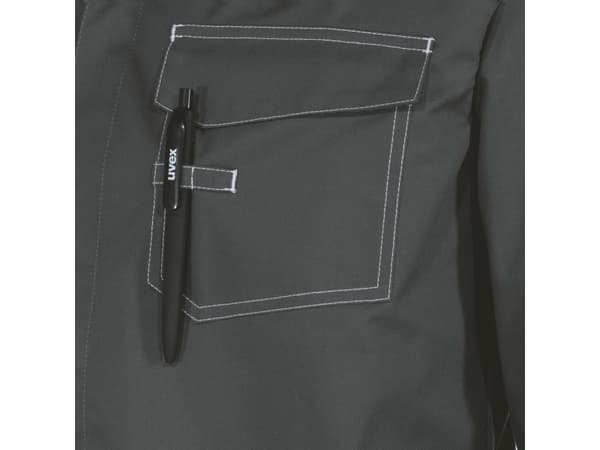 Uvex 88812, Skjorte, Voksen, Hankjønn, Antrasitt, Monokromatisk, 5XL