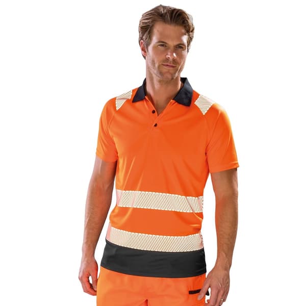 Result Genuine Recycled Polotröja för säkerhet för män
