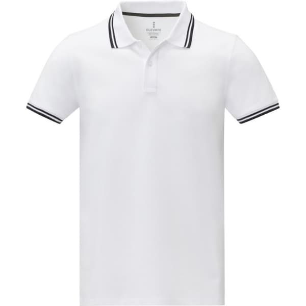 Elevate Mens Amarago Short-Sleeved Polo Shirt