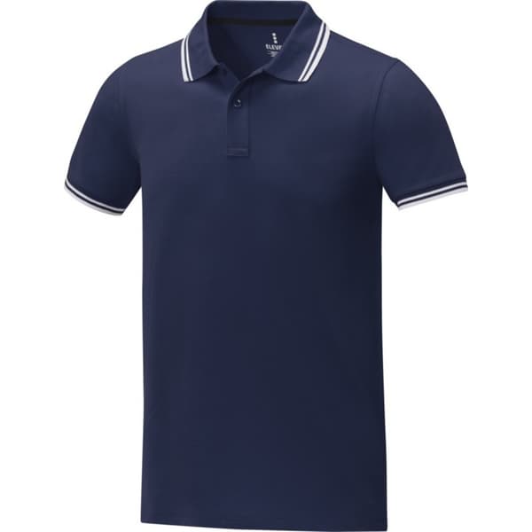Elevate Mens Amarago Short-Sleeved Polo Shirt