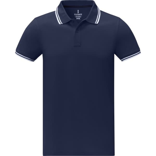 Elevate Mens Amarago Short-Sleeved Polo Shirt