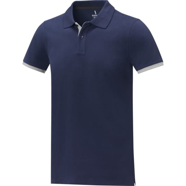 Elevate Herre Morgan kortærmet poloshirt med korte ærmer