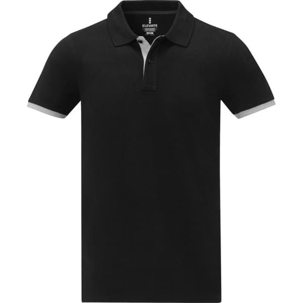 Elevate Herre Morgan kortærmet poloshirt med korte ærmer