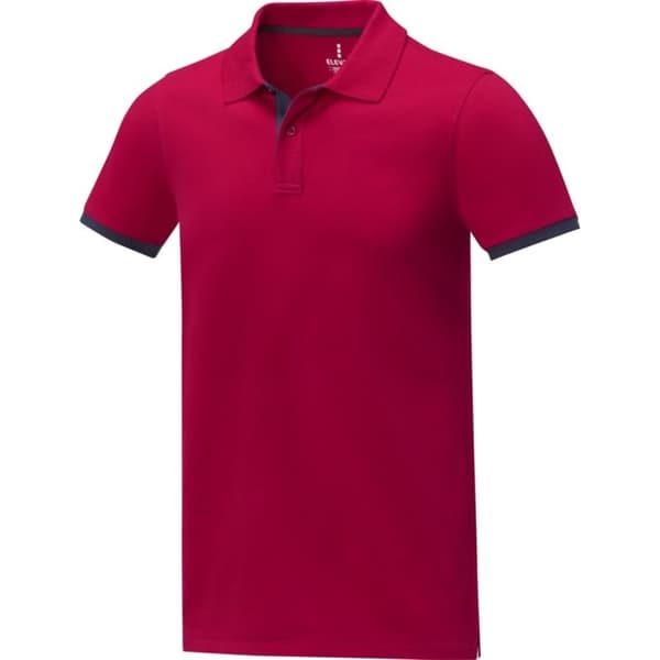 Elevate Herre Morgan kortærmet poloshirt med korte ærmer