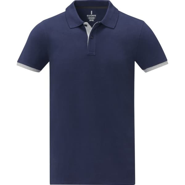 Elevate Herre Morgan kortærmet poloshirt med korte ærmer