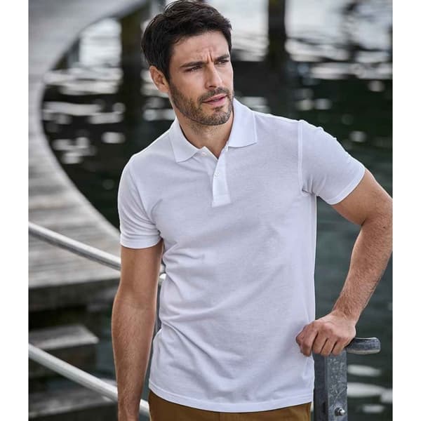 Tee Jays Mens Power Pique Organic Polo Shirt