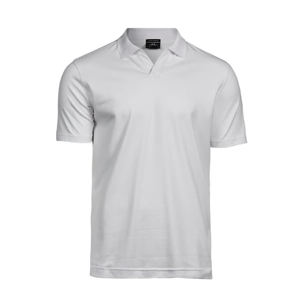 Tee Jays Polo shirt i luksus stretch med V-hals til mænd