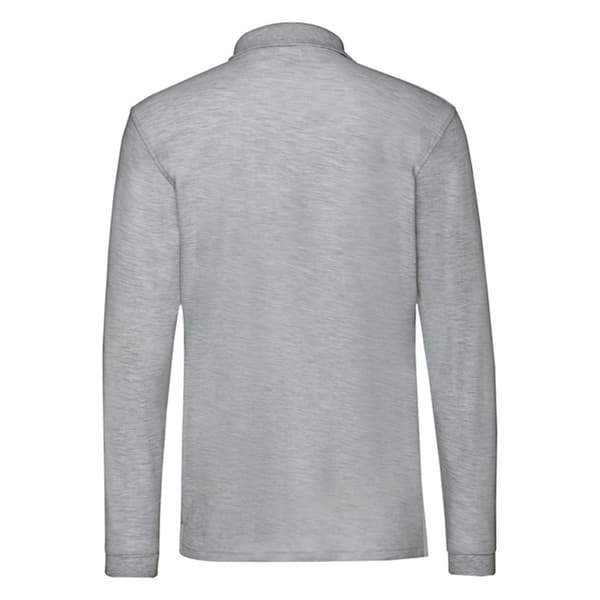 Fruit of the Loom Mens Premium Long-Sleeved Polo Shirt