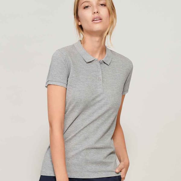 SOLS Womens/Ladies Planet Marl Pique Organic Polo Shirt