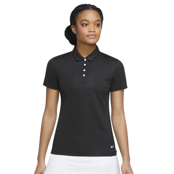 Nike Victory Solid Polo Shirt för kvinnor och damer Black/White L