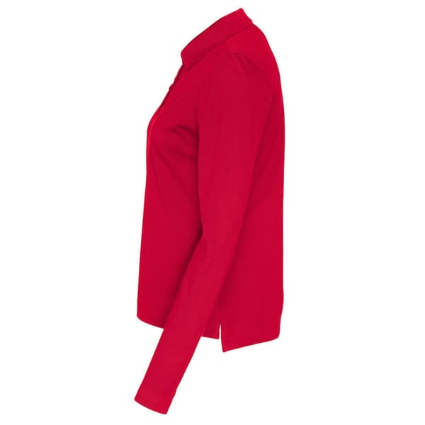 Cottover Womens/Ladies Pique Long-Sleeved Polo Shirt