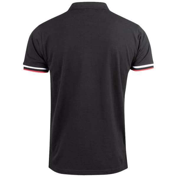 Clique Mens Newton Stripe Detail Polo Shirt